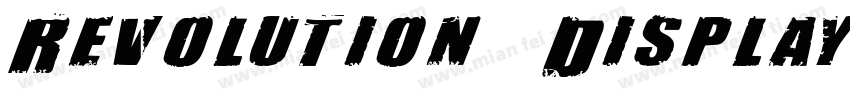 Revolution Display Font字体转换